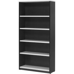 Logan Bookcase 1800x900 white/ironstone