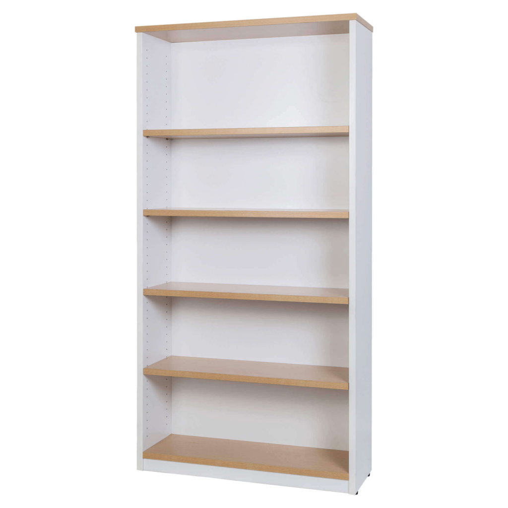 Logan Bookcase 1800x900 oak/white