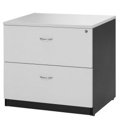 Logan Lateral file cabinet White/ironstone