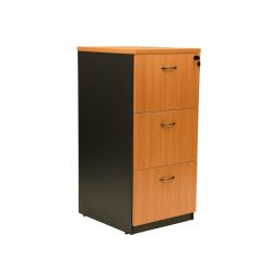 logan filing cabinet 3 drawer Beech/Ironstone