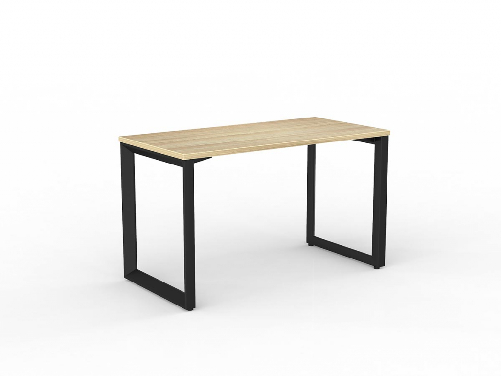 Anvil Straight Desk 1200x600 New Oak/Black