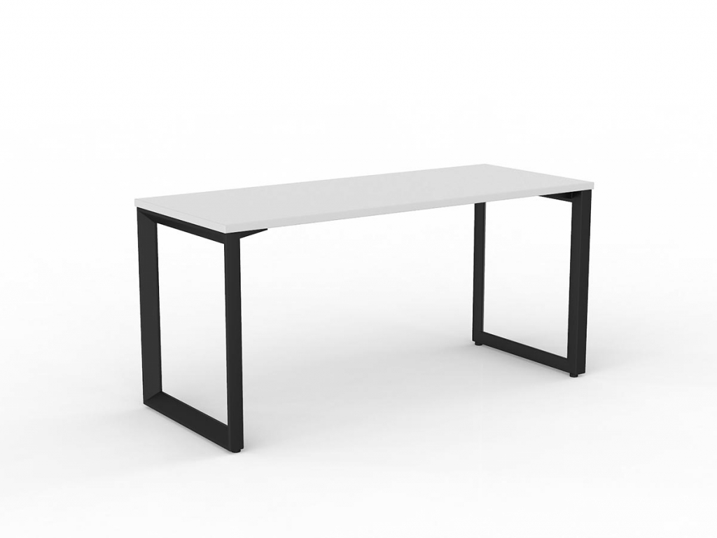 Anvil Straight Desk 1500x600 White/Black
