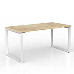 Anvil Straight Desk 1500x750 New Oak/White
