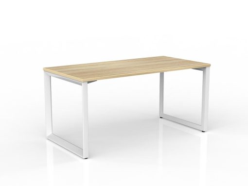 Anvil Straight Desk 1500x750 New Oak/White