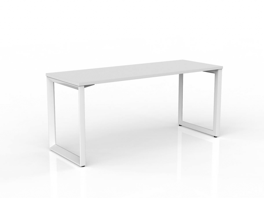 Anvil Straight Desk 1600x600 White/White