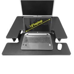 Hilift Adjustable Desk Riser with big keyboard
