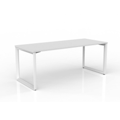 Anvil Straight Desk 1800x750 White/White