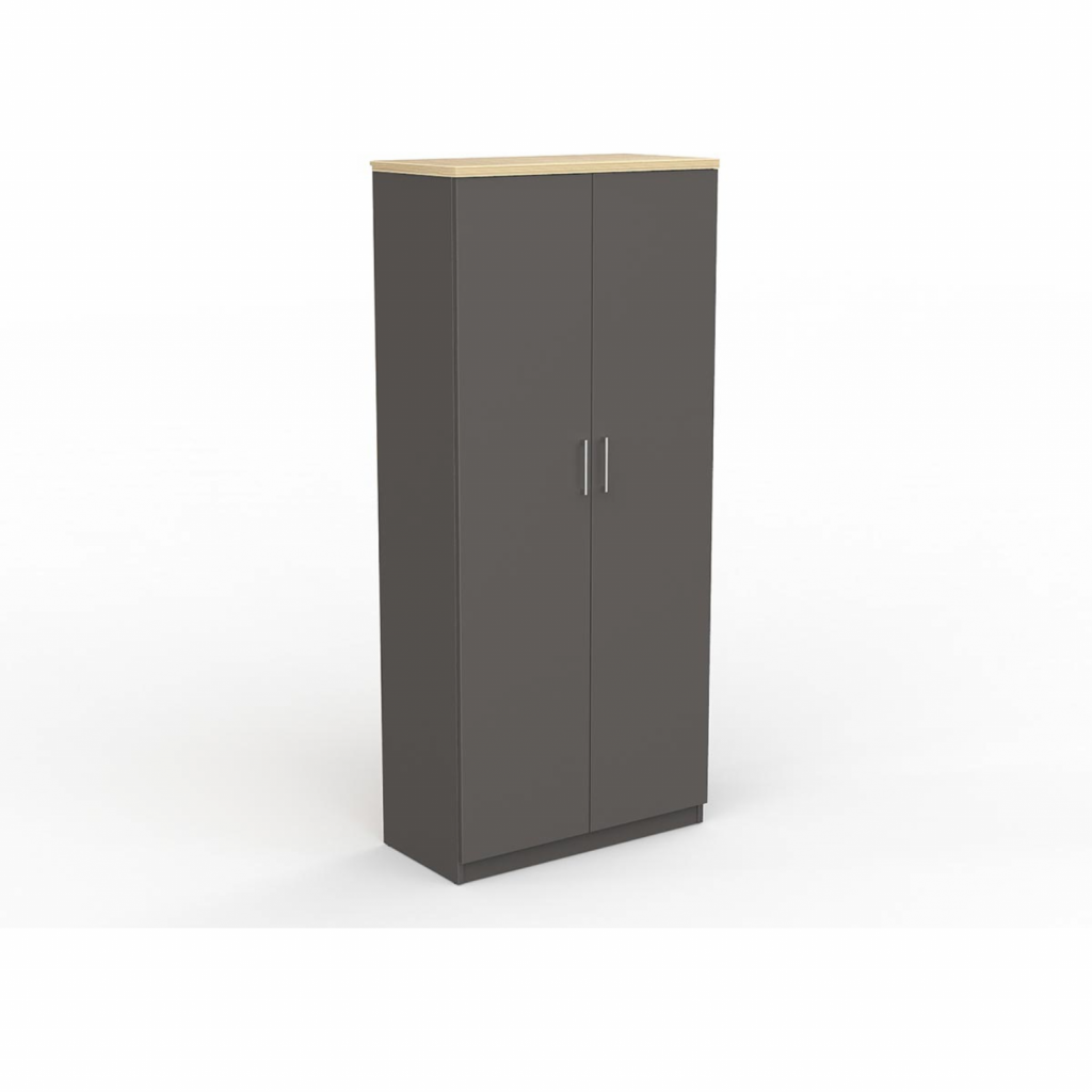 EkoSystem Full Door Cupboard New Oak/ Charcoal