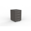 EkoSystem Mobile 4-Drawer Charcoal