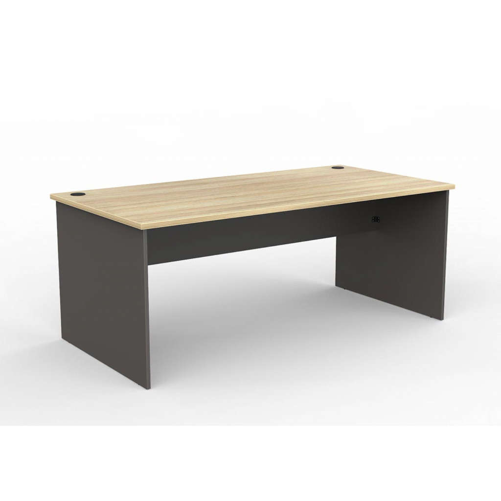 EkoSystem Desk 1800x900 New Oak/Charcoal