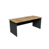 ELITE STRAIGHT DESK 1500x750DOak-ironstone