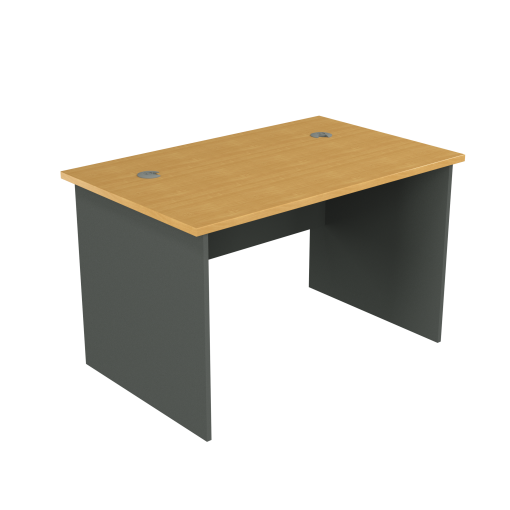 Elite Straight Desk 1200x600D Beech/Ironstone