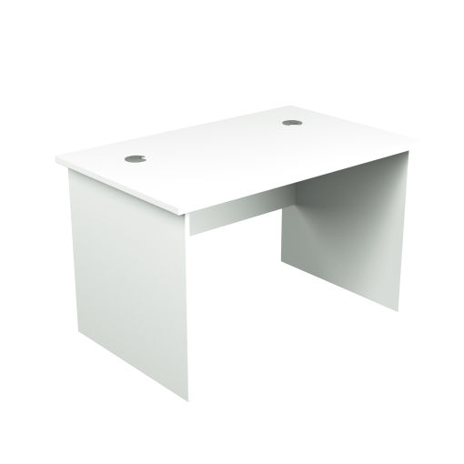 Elite Straight Desk 1200x600D White