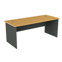 Elite Straight Desk 1800x750D Beech/Ironstone