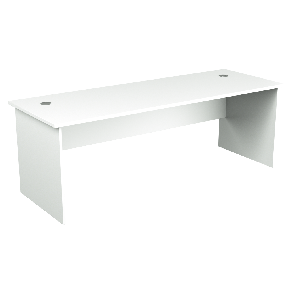Elite Straight Desk 2100x750D White