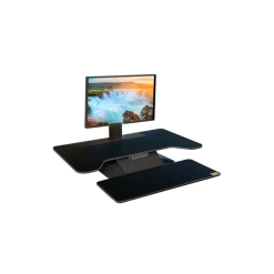 Standesk Memory Pro Black with 1 screen