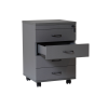 Rapid Worker Mobile Pedestal - 4 Drawers open drawer view