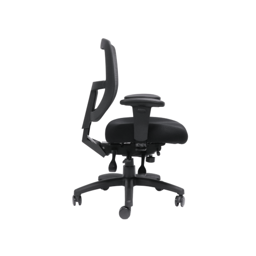 Ergo Task Mesh Chair with Arm side view