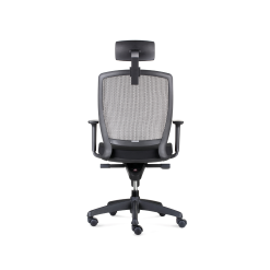 Hartley Task Mesh Chair with headrest back view