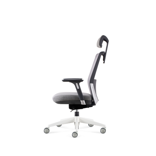 Move Mesh Chair with headrest side view